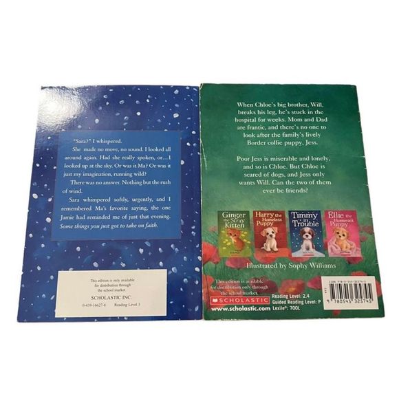 Kid’s Chapter Book Lot Set Of‎ 5 Paperback Books About Dogs Pets - Picture 5 of 10